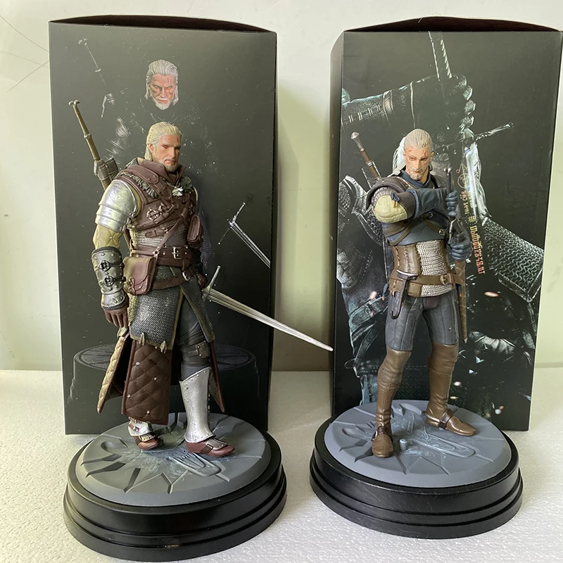 

Witcher-ed 3 Hunt Geralt Action Figure Wild 907 Wolf PVC Collectable Model Toys Gift Doll