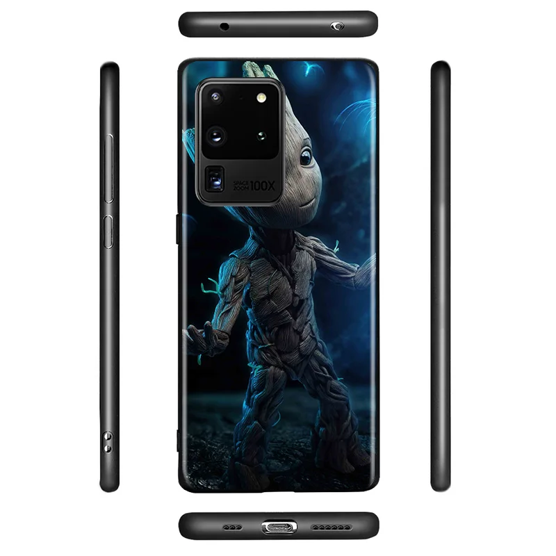 

Marvel Avengers Super Hero Groot For Samsung Galaxy A31 A51 A71 A91 A12 A32 A42 A52 A72 A02S A22 A01 Core Soft Black Phone Case