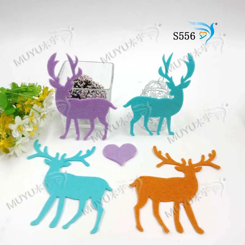 Новая деревянная форма лося для скрапбукинга Thickness-15.8mm S556
