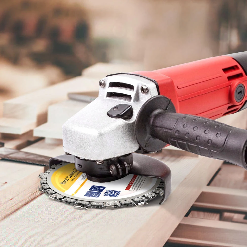 4 5 дюймов резьба по дереву диск шлифовальник цепи деревообрабатывающий пильный