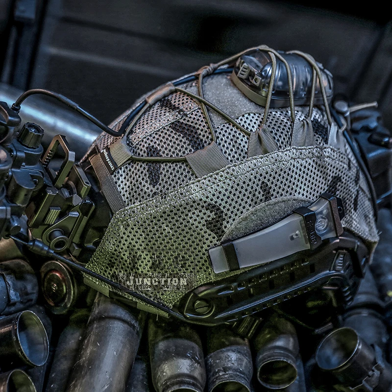 

Emersongear AG Style Helmet Mesh Cover For Ballistic & FAST Bump NVG Battery Helmet Tactical Shooting Airsoft Helmet Accessories