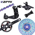 ZTTO MTB 11 Speed HG Group set 1x11 велосипед 11-46T 50T 52T кассета с цепью переключатель заднего переключателя кривошипа комплект для горного велосипеда
