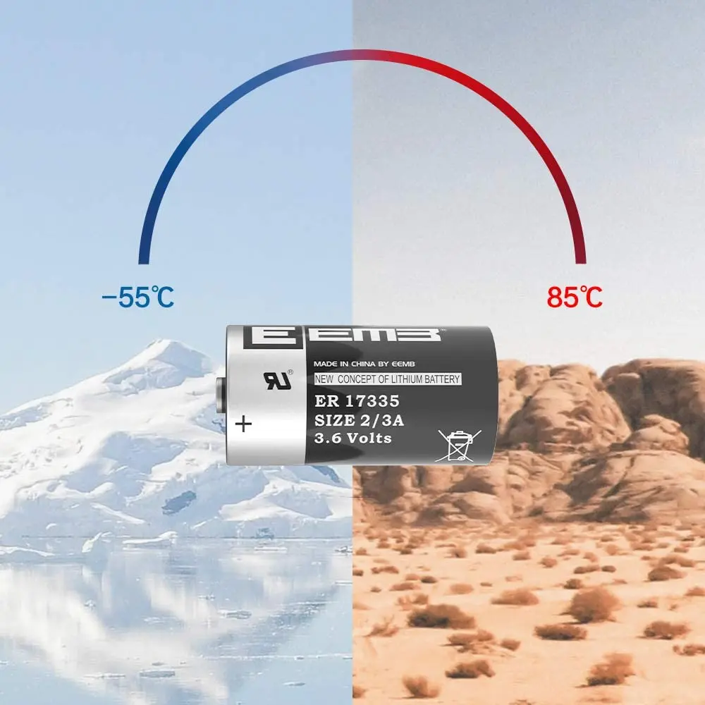 EEMB 2/3A 3 6 V литиевая батарея ER17335 батареи 2100mAh неперезаряжаемая для GPS монитора