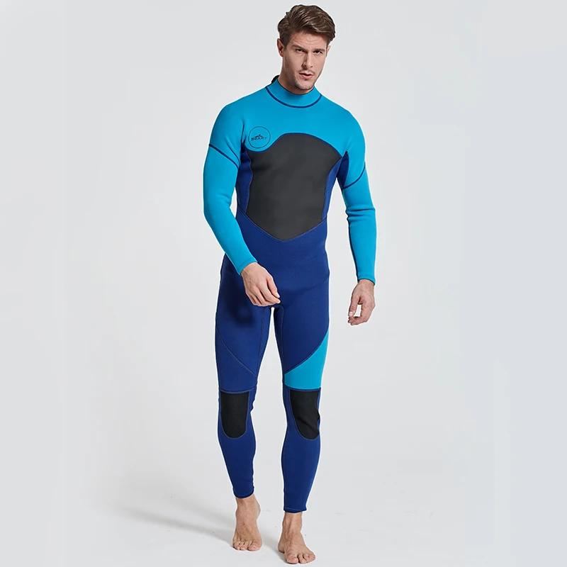 Men's Full Body Wetsuit 3mm Men Neoprene Long Sleeves Dive Suit - Perfect For Swimming/Scuba Diving/Snorkeling/Surfing Orange | Спорт и