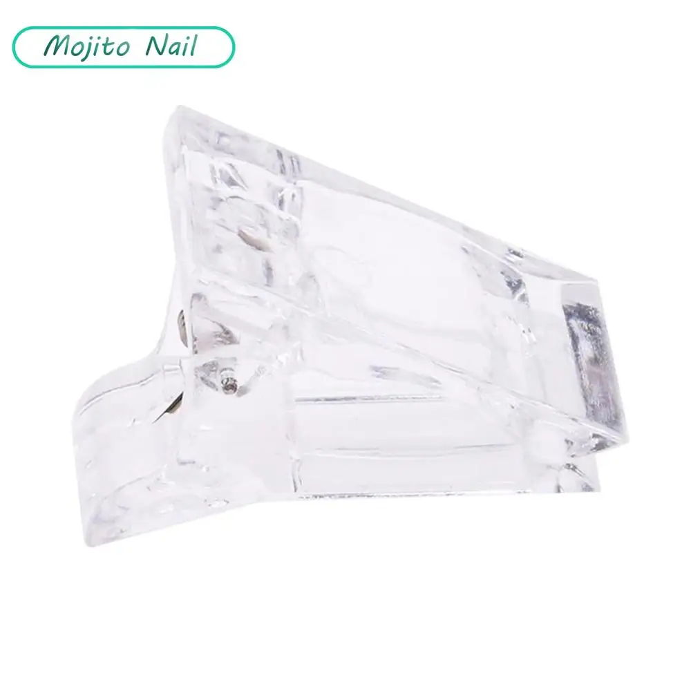 1 шт. полигель для ногтей накладки фиксированный зажим прозрачный быстрое