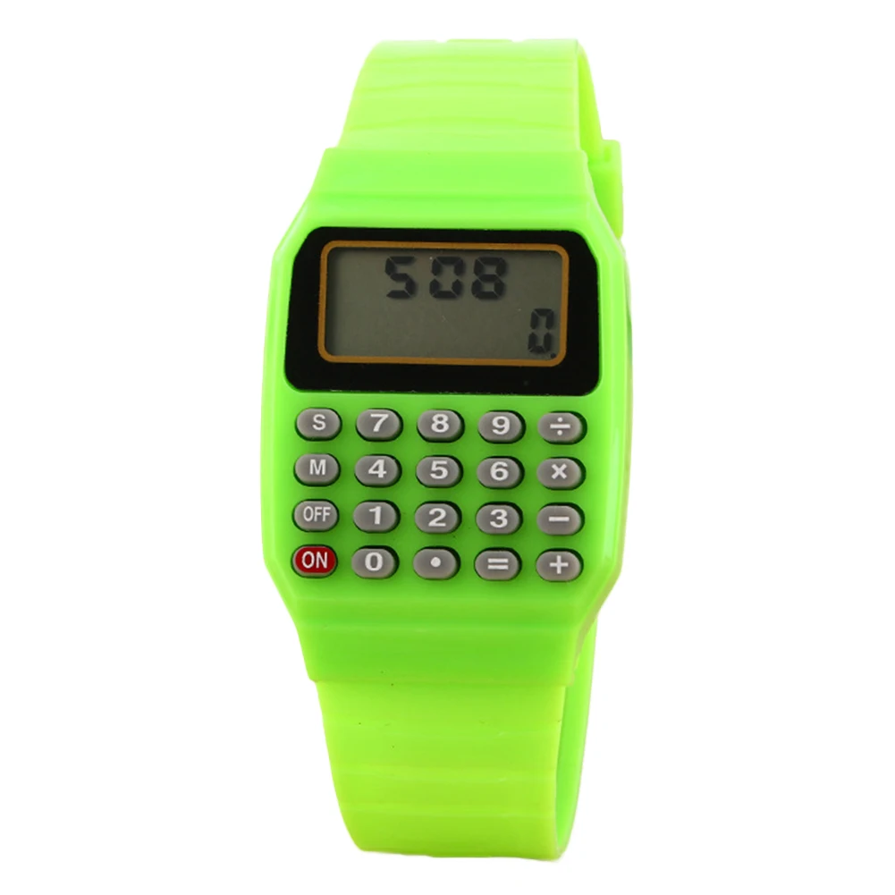 Children Digital Square Wrist Watch Mini Portable Calculator Exam Tool Kids Gift | Компьютеры и офис