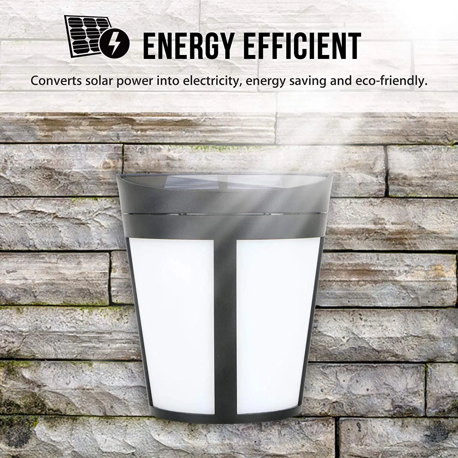 6LED ретро уличный солнечный светильник садовый настенный декоративный датчик