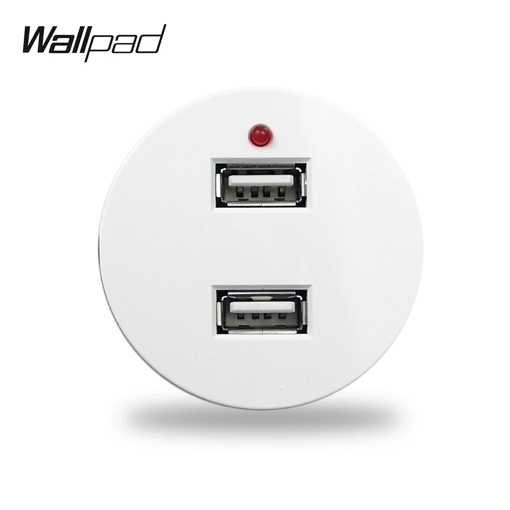 Wallpad L6 5 цветов 2 4 А двойной USB порт для зарядки настенная розетка модуль