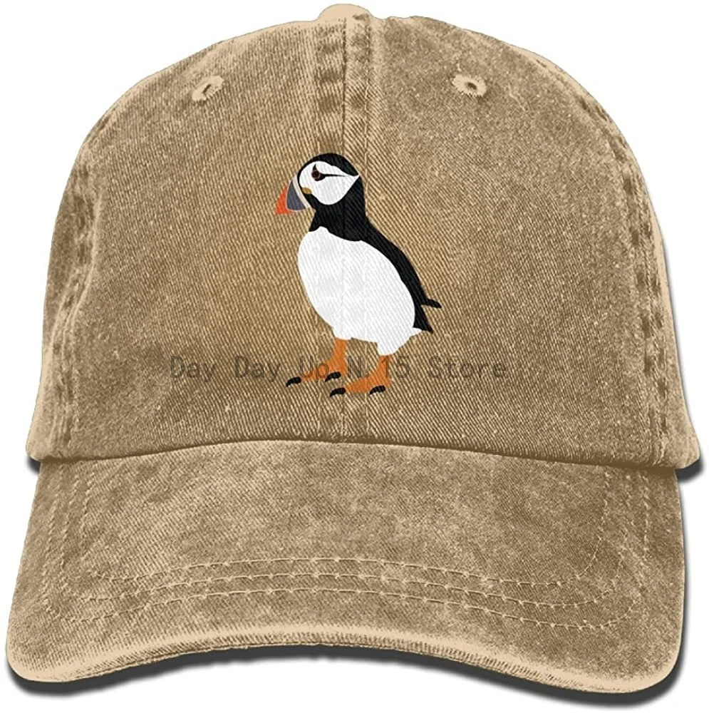 

Регулируемая джинсовая бейсболка Puffin Bird, кепки-тракеры для мужчин и женщин