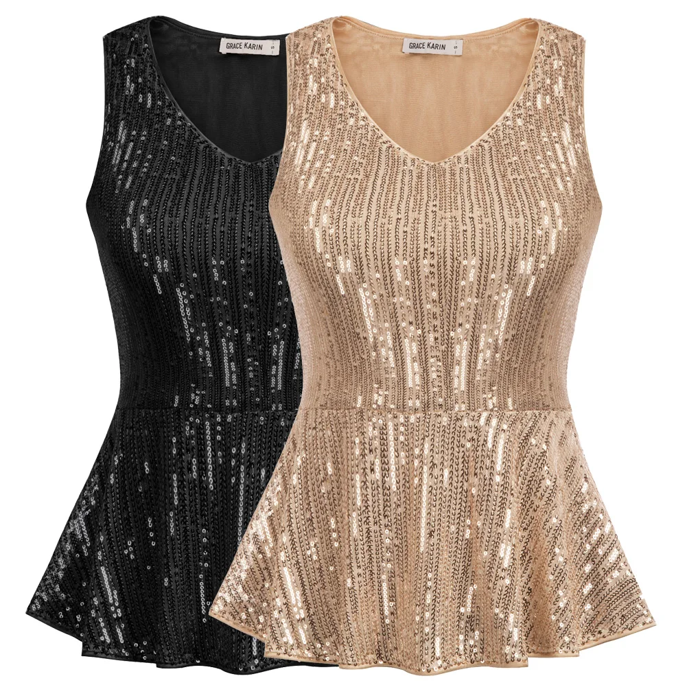 Топ Женский Повседневный Без Рукавов приталенная Блузка с V образным вырезом и