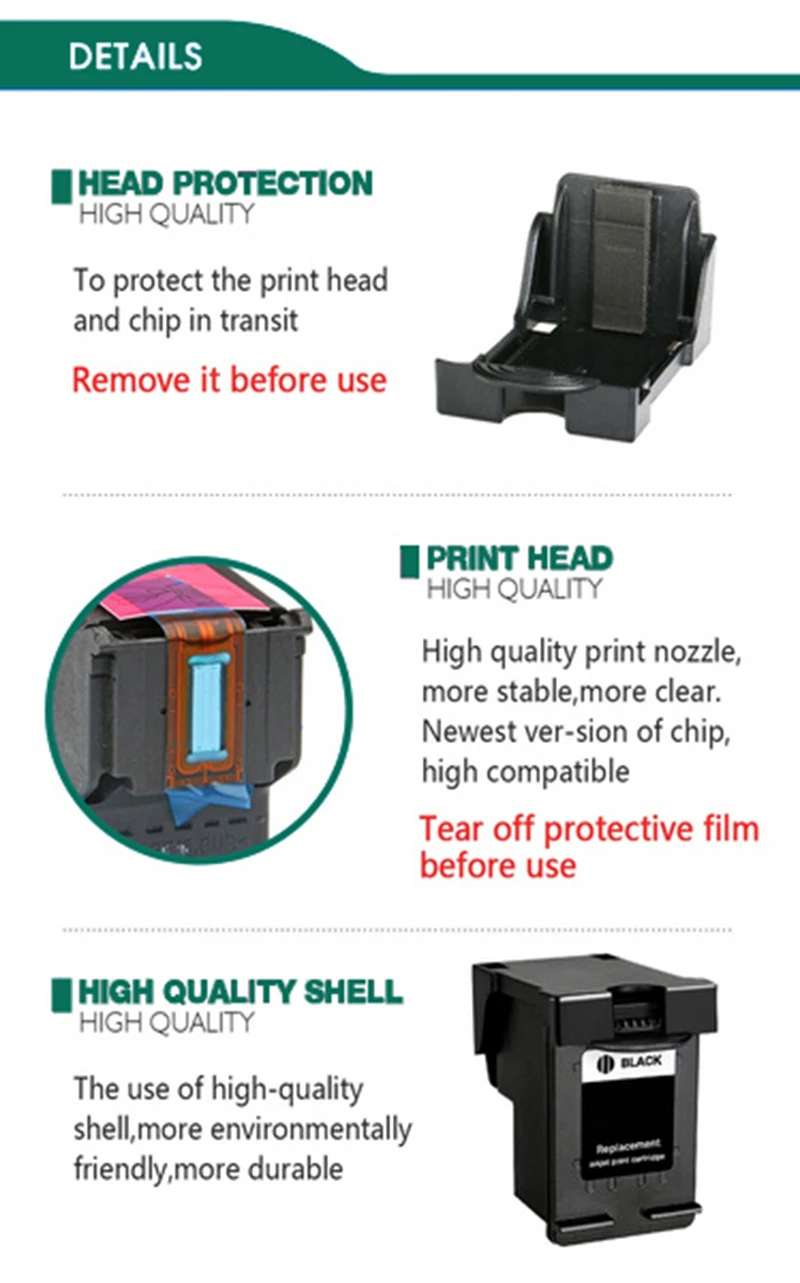 Совместимый цветной картридж Vilaxh 304 xl сменный для принтера HP 304xl Deskjet 3700 3720 3730 3732|ink