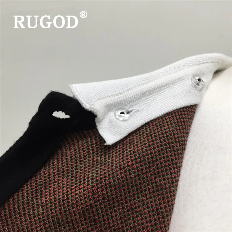 RUGOD Autumn Winter New Style Chic Cherry Pattern Doll Collar Cardigan Vintage Kawaii Knitted Sweater Cute Fashion 2019 |
