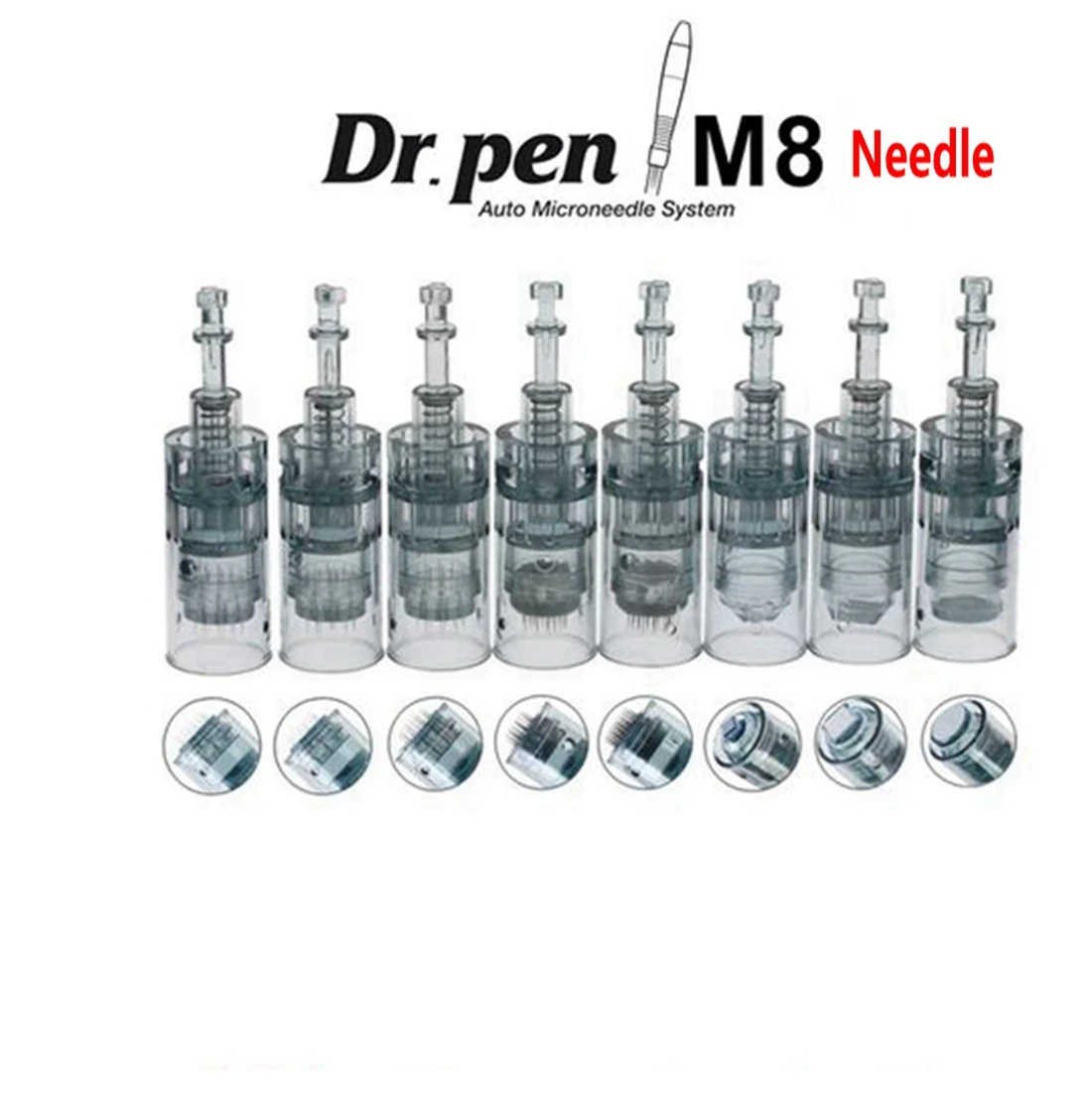 

10PCS Dr Pen Ultima M8 Needles Cartridges Microneedling Derma Pen Bayonet Replacement Head 11 16 36 42 Nano Microneedle
