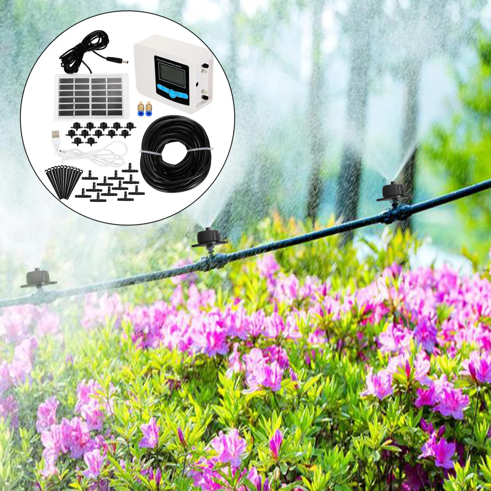 

1 Set Garden Double Pump Watering Timer Practical Irrigation Controller
