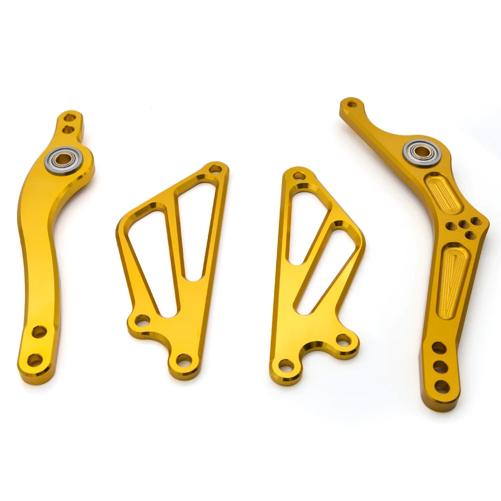 

Aluminum Racing Motorcycle Footrest Rearset Foot Peg Brake Gear Shift Shifter Lever + Wing For Yamaha YZF R1 YZF-R1 1998-2006