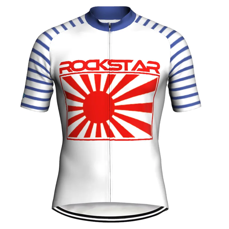 

Japan Outdoors Cycling Jersey Bicycle MTB Wear For Clothes Jacket Breathable Short Shirt Fashion Men Polyester Summer Sport Top