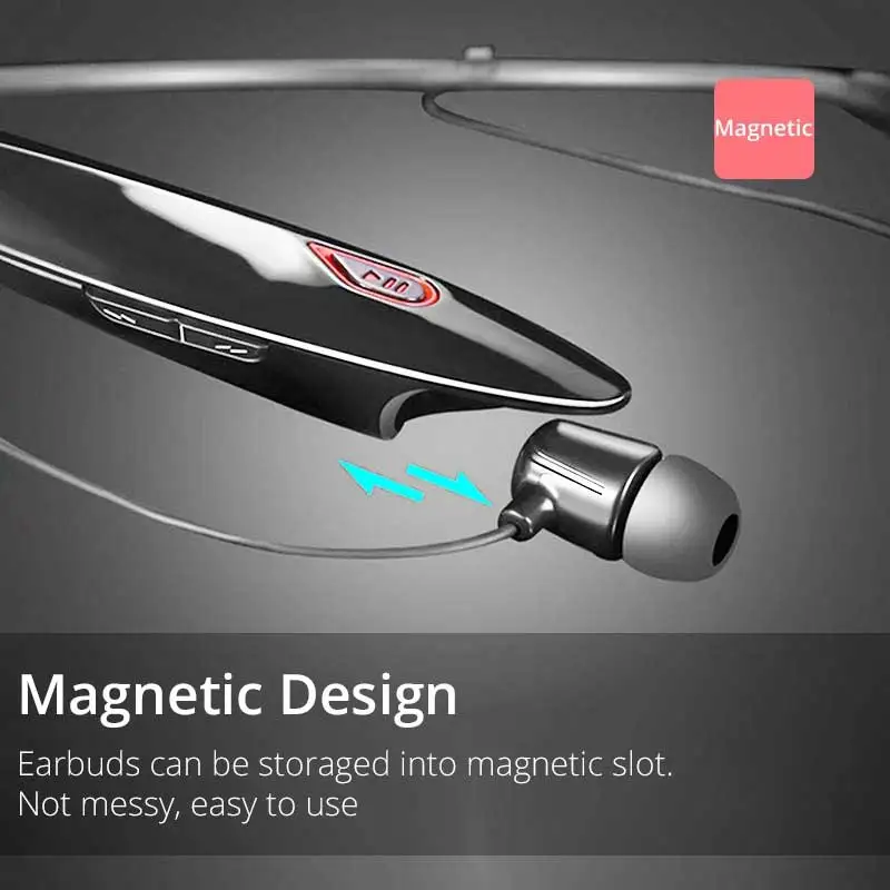 Улучшенные Bluetooth наушники EARDECO беспроводные стерео 4D спортивные с басами