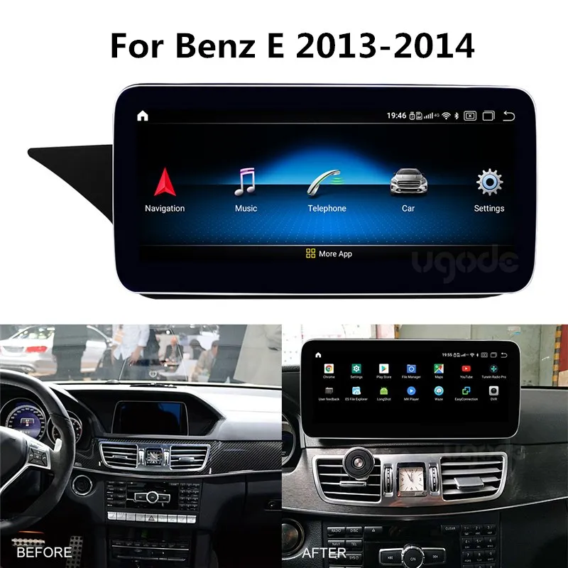 Автомобильная Мультимедийная система Qualcomm 2013 14 W212 S212Android10.0 с экраном и GPS