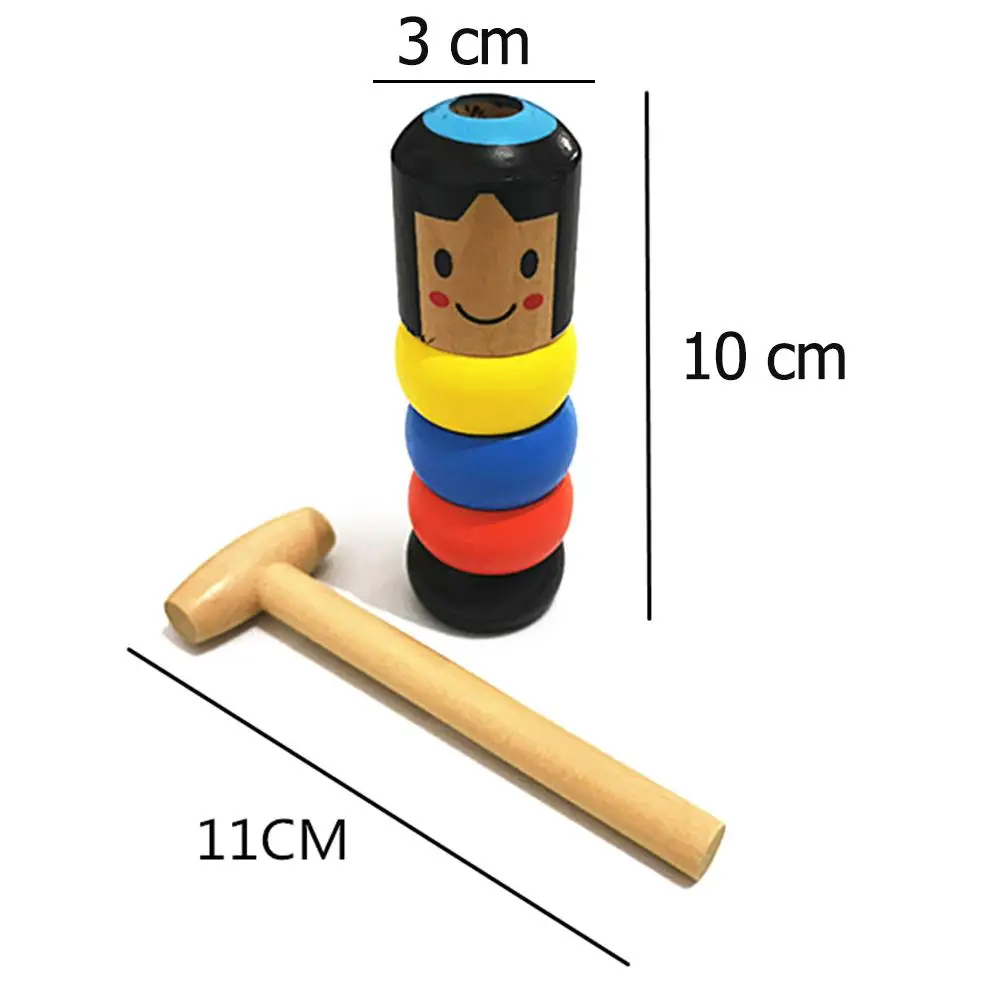 

Magic Props Indestructible Wooden People Magic Toys Dolls Magic Silk Scarves Childrens Wooden Toys Funny Toys