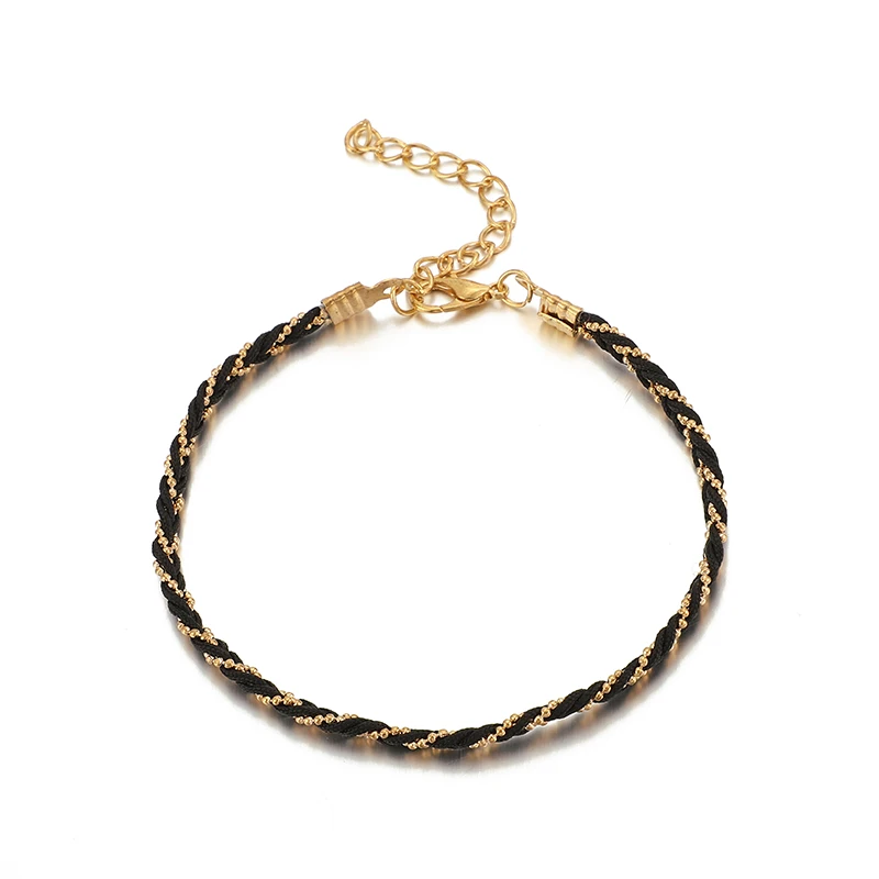 Tocona Золотая крошечная звезда Boho женские браслеты для щиколотки многослойный Плетеный Браслет-цепочка браслет Для лодыжек ювелирные изделия Tobillera 8383