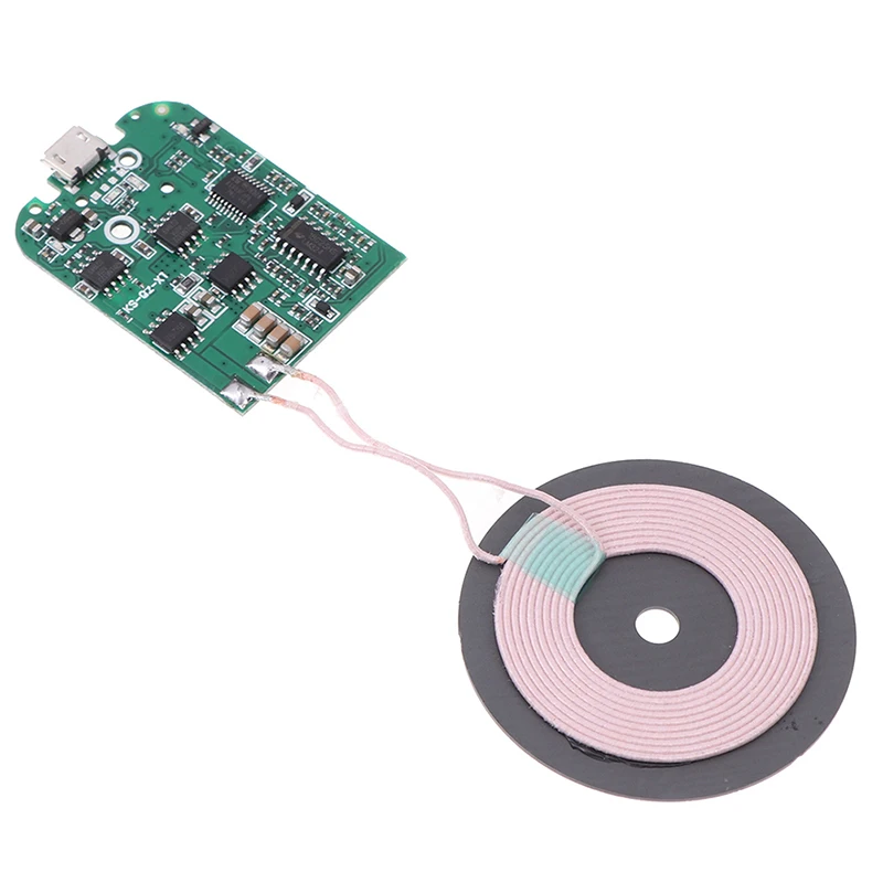 Новое универсальное портативное беспроводное зарядное устройство Qi 15 Вт PCBA DIY