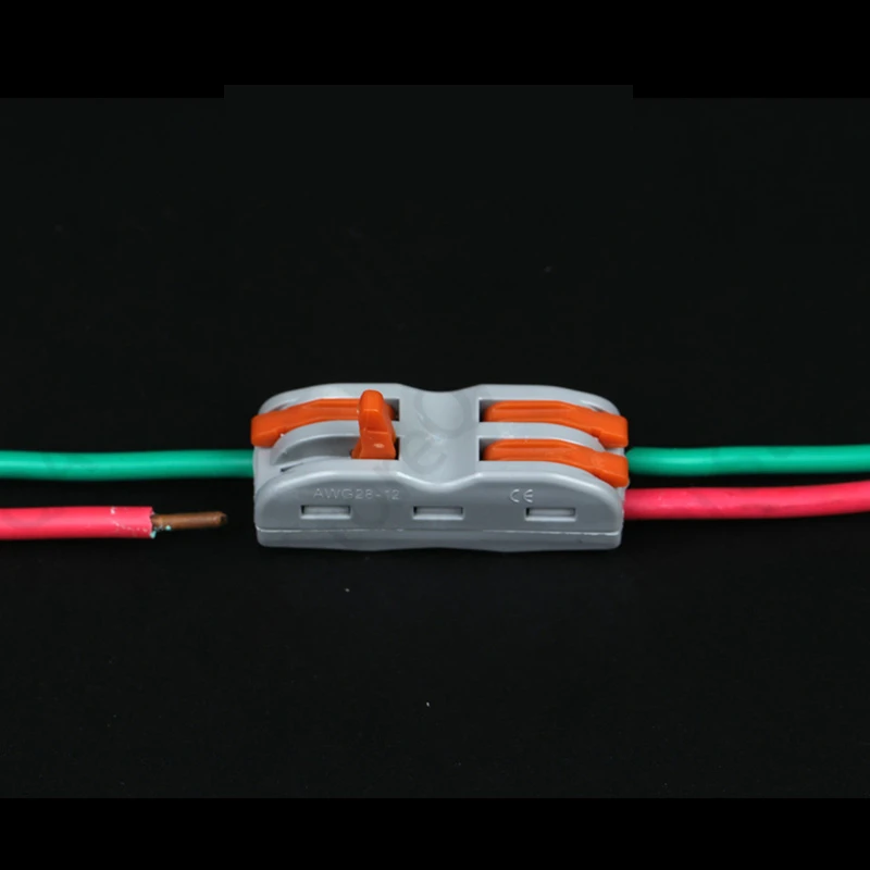 SPL 1/2/3 двойной головкой Мини Быстрый Соединитель проводов Универсальный проводка