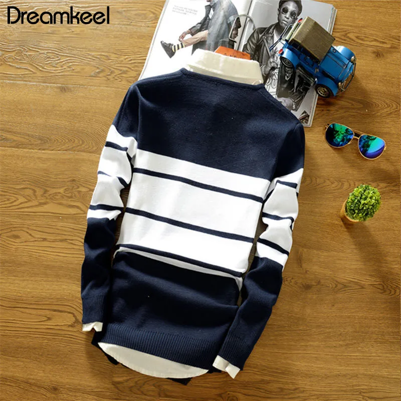 Новое поступление 2019 повседневный мужской пуловер осенняя брендовая