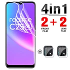 4-в-1 Гидрогелевая пленка для Oppo Realme C25s, защитная пленка для экрана Realme C 25 s 25 s 25C, защитная пленка, не стекло