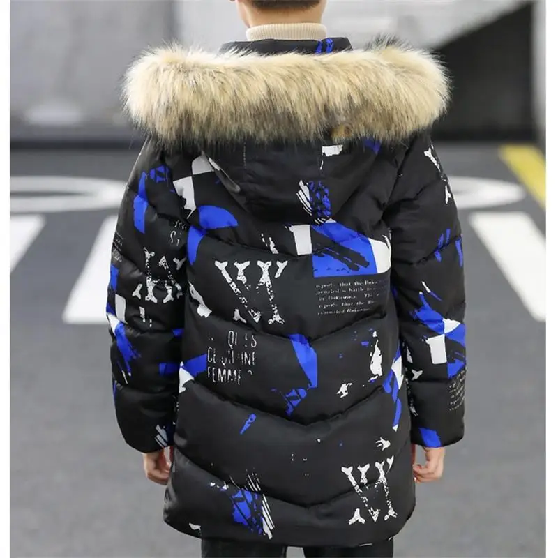 Коллекция 2019 года зимний Камуфляжный пуховик для мальчиков Детское пальто