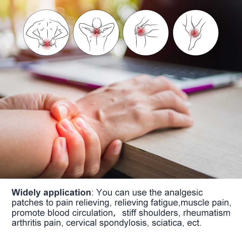 Пластырь обезболивающий для суставов 8 цветов |