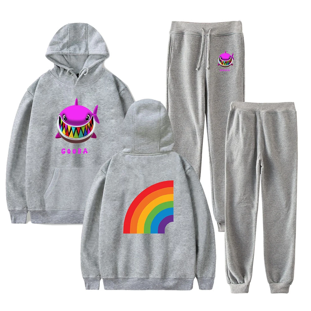 

WAMNI Новый рэпер 6ix9ine 2020 толстовка с капюшоном плюс брюки с лучом комплект из двух частей хлопок плюс полиэстер хип-хоп принт Модный повседнев...