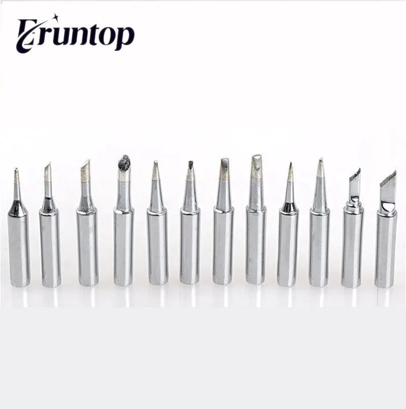 12 шт./комплект серебристые наконечники для паяльника Eruntop 8586 936 937|tip for soldering|tip