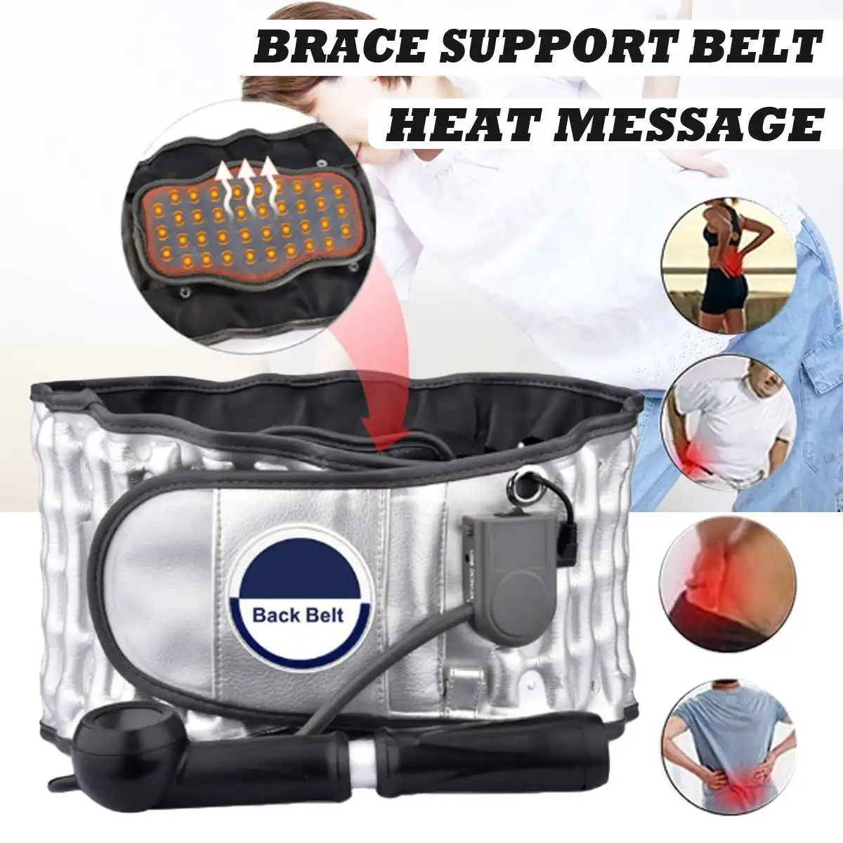 Поясничный Массажер для облегчения боли в спине ФИЗИОТЕРАПЕВТИЧЕСКИЙ массажер |