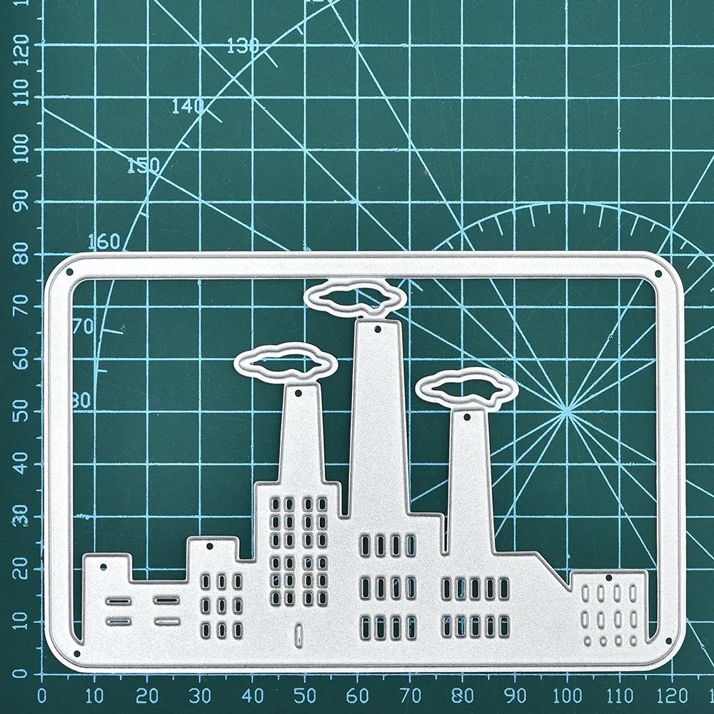 DiyArts City Building металлические высечки Скрапбукинг для изготовление бумажных