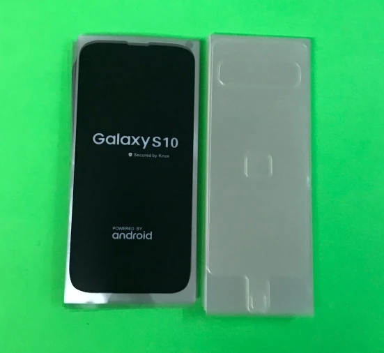 100 шт заводская Защитная пленка для переднего ЖК-экрана samsung Galaxy Note 8 9 10 S8 S8+ S9 S9+ S10E S10 Plus