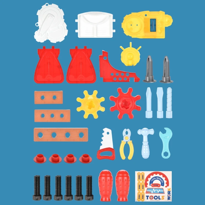 

Children Power Tool Table Set Play House DIY Assembly Simulation Repair Tool Toy