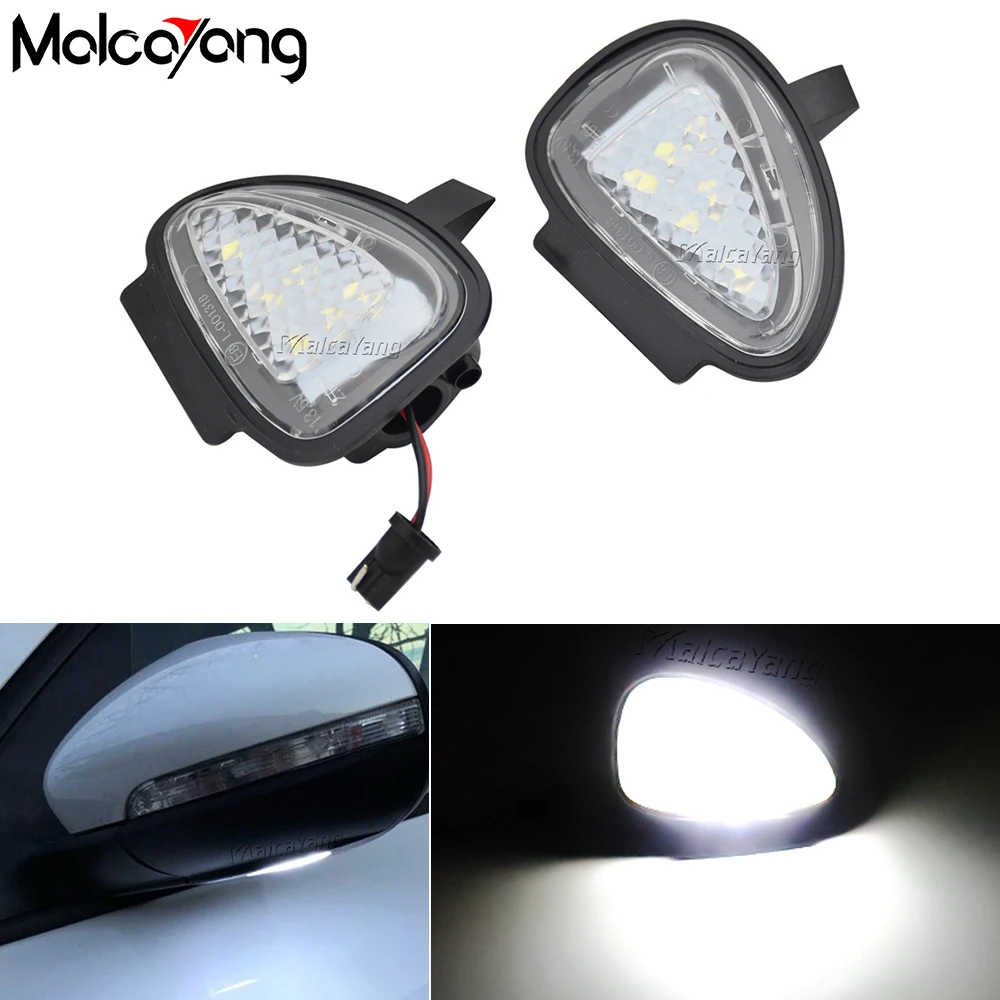 

High Quality LED Courtesy Light Car Under Side Mirror Light Puddle Lamp For Volkswagen VW Golf 6 GTI Cabriolet Passat B7 Touran