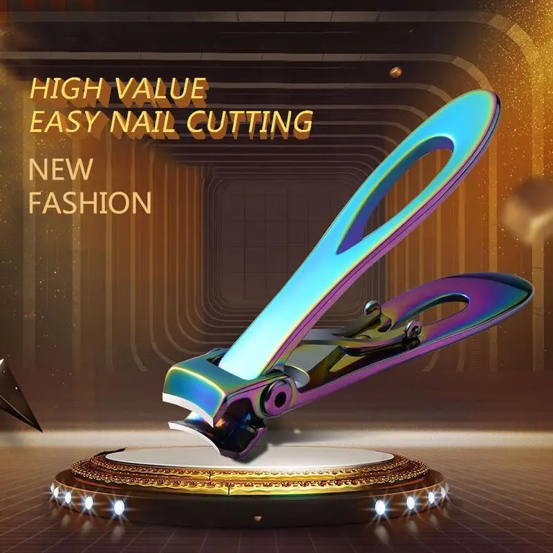 

Professional Nail Clippers Steel Nail Cutter Manicure Clippers For Thick Nails Fingernail Trimmer Toenail Toenail X0F2