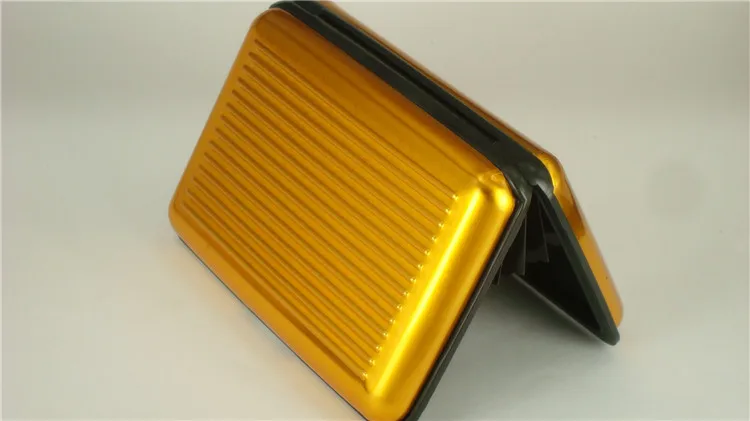 Anti Rfid Wallet Blocking Reader Lock Bank Card Holder Id Bank Card Case Protection Metal Credit NFC Holder Aluminium