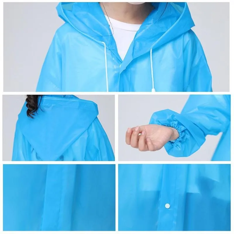 

Children Raincoat Rain Poncho Cover Girls Boys Waterproof Rainwear Cloaks Transparent Disposable Impermeable Kids Coat