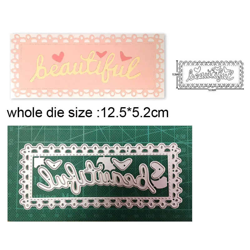 

Beautiful Lace Frame New 2021 Metal Cutting Dies for DIY Scrapbooking Paper and Card Making Decorative Embossing Dies Craft dies
