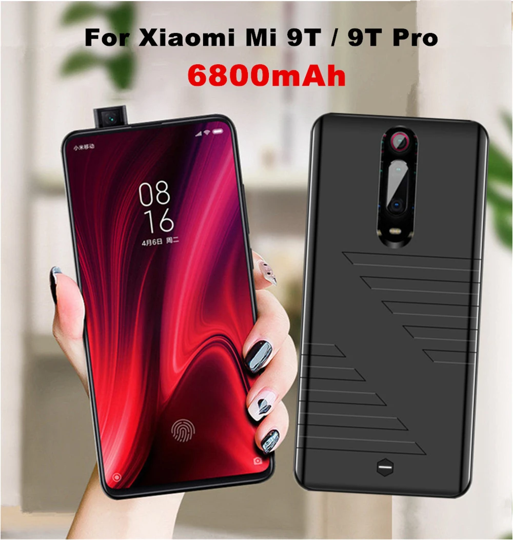 Портативное зарядное устройство 6800 мАч чехол для банка питания для Xiaomi Mi 9T Pro резервный аккумулятор для зарядки аккумулятора чехол для Xiaomi Mi 9T