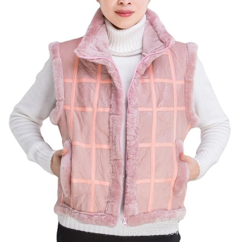 

Fur Vest Sheep Sheared Fur Lining Coat Fur Vest Real Sheepskin Waistcoats Gilet