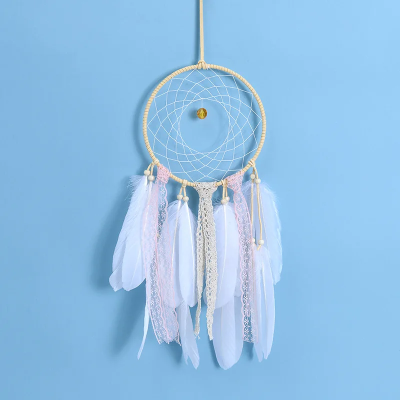 

Sweet LED Lights Feather Leds Light Indoor Holiday Weave Wall Decors Lace Rope Pendant for Kid Bedroom Fashion Trendy Guirlande