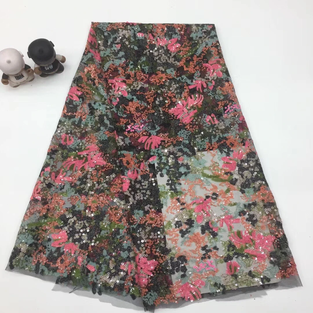 

Нигерийская фатиновая кружевная ткань новейшая сетчатая пряжа африканская кружевная ткань для невесты французская сетчатая пряжа кружевная ткань женское платье XX37101