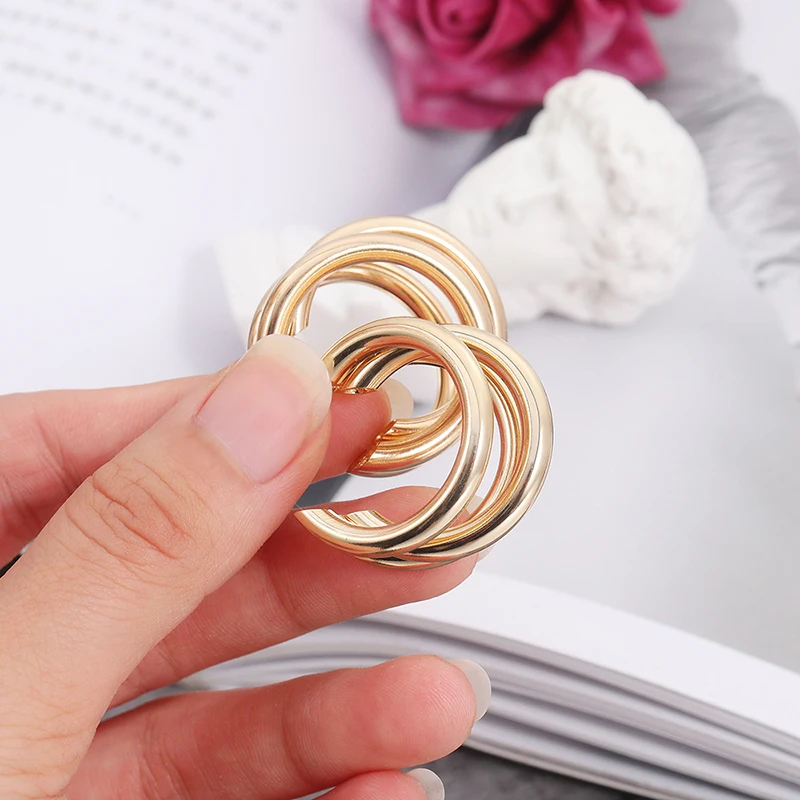 

Fashion Geometric Stud Earrings For Women Accessories Girl Gift Modern Women Round Piecing Bohemian Statement Earrings