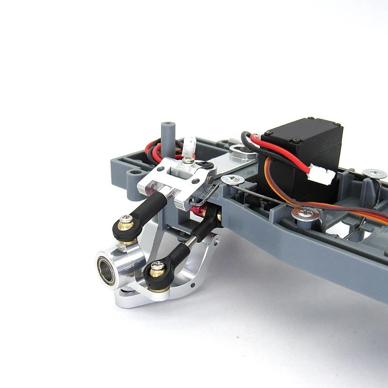 

for WPL D12 1/10 Metal Upper Swing Arm Set Spare Accessories,Red & Gearbox Shaft Axle Cover Shell Accessories,Black