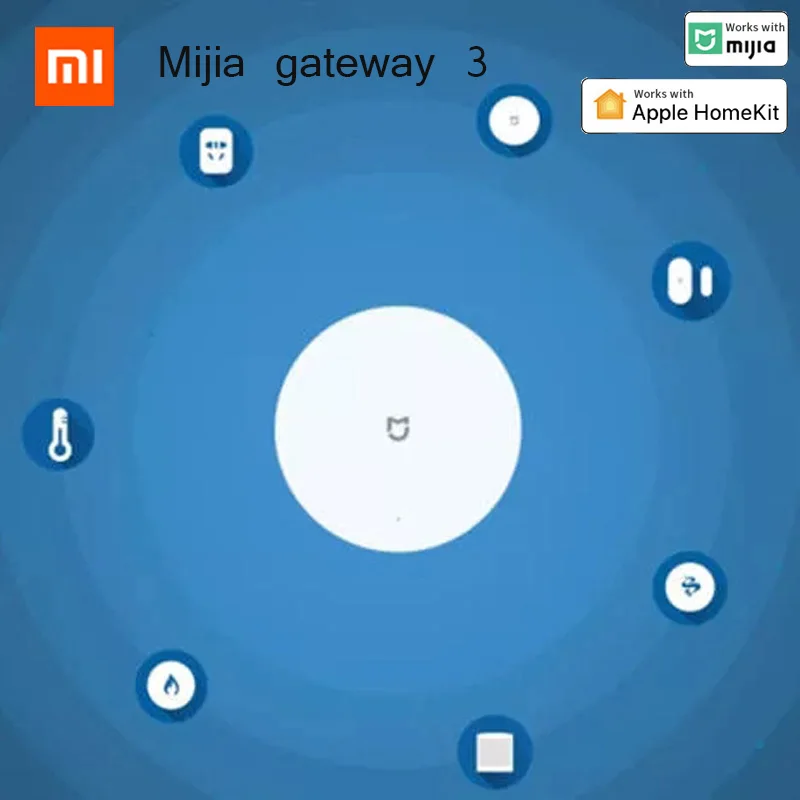 Умный домашний шлюз Xiaomi Gateway 3 ZigBee Wi Fi Bluetooth сетчатый рабочий центр с приложением