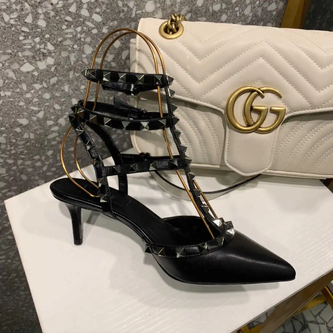 

High Heeled Women's Shoes Customized Top Designer Handmade Leather Date Party Leisure Versatile Better Match2020