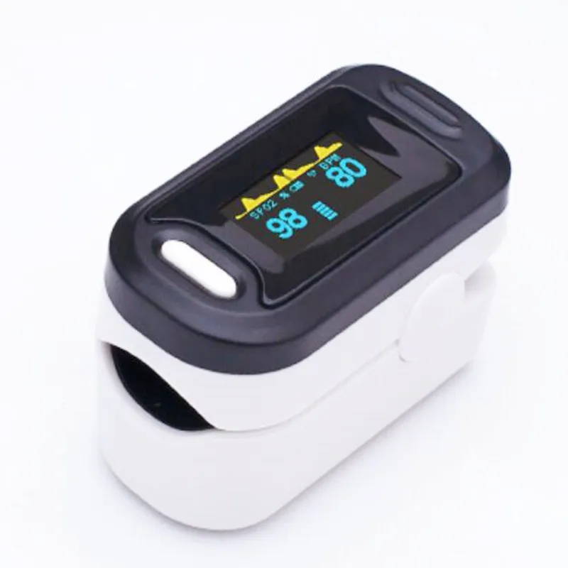 Пульсоксиметр для детей и взрослых светодиодный экран с зажимом пальцев| |